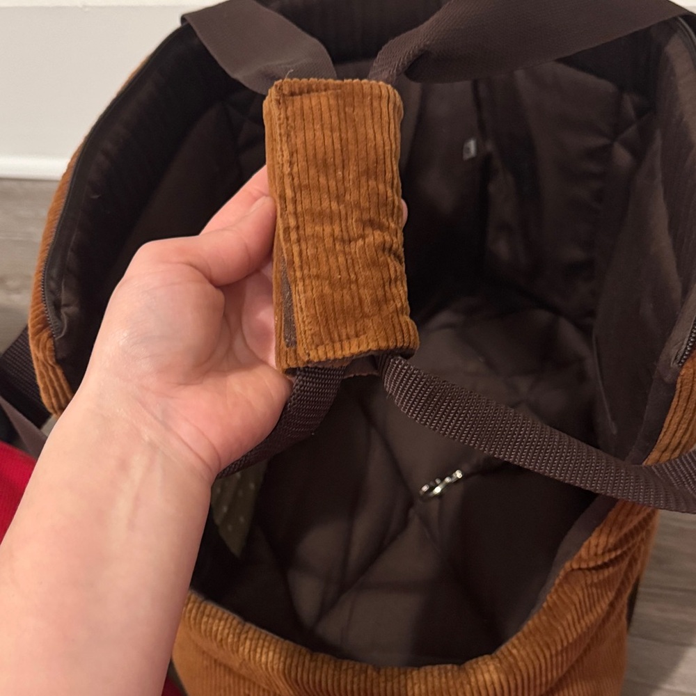Corduroy Pet Carrier - Picture 12 of 13